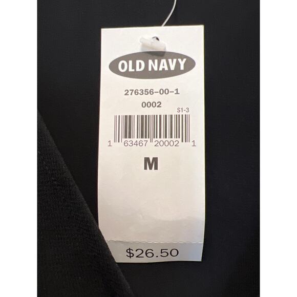 NWT Old Navy Women’s Perfect Fit Sheer Sleeveless V-Neck Blouse Top Size M Black - Picture 2 of 4